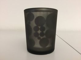 6 Teelichter silber glanz, 7 cm hoch