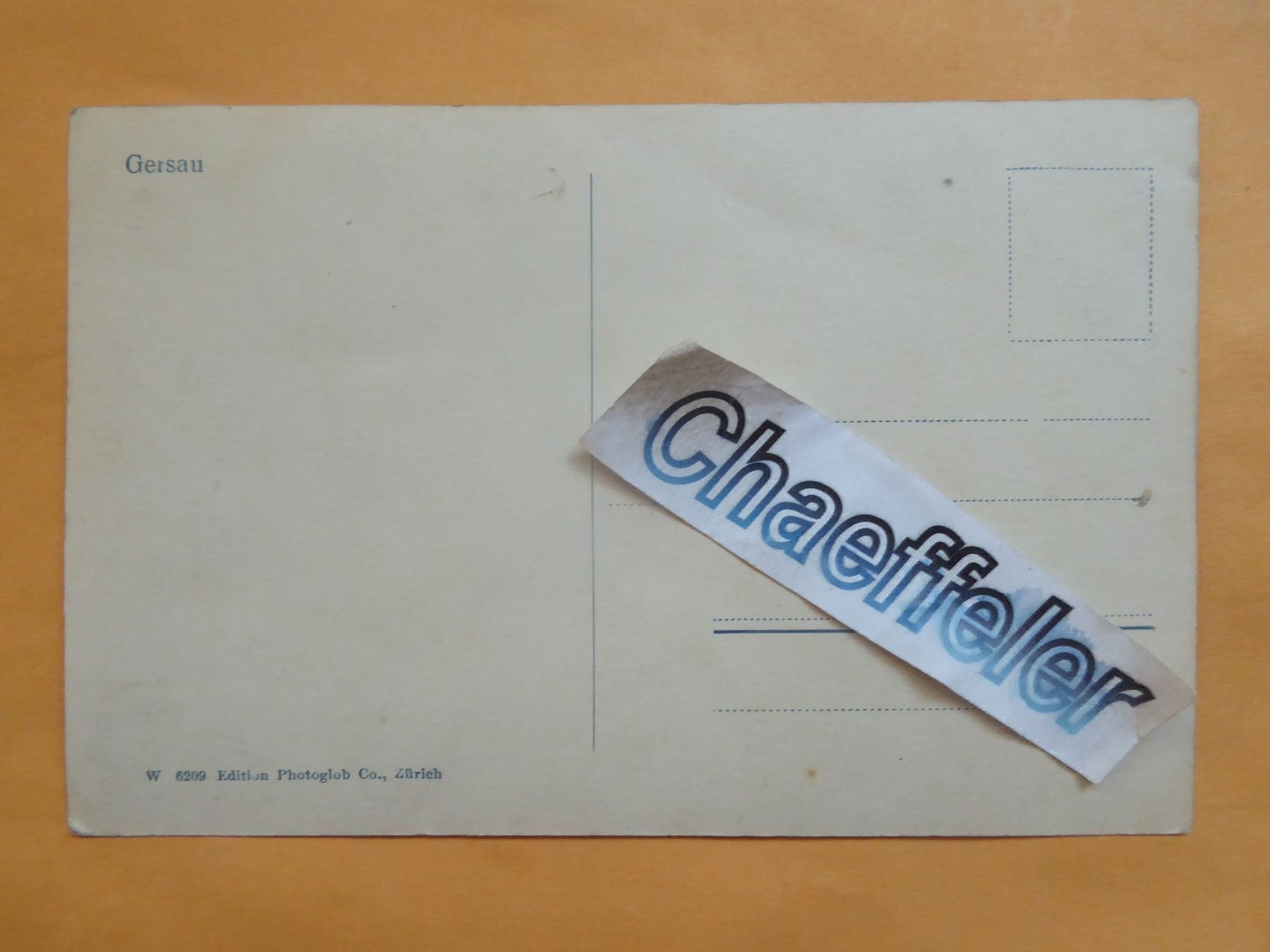 Cartoline postali: Gersau – Nuovo (secondo la descrizione) da Zürich venduto da Chaeffeler 1