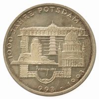 Deutschland 10 Mark 1000 Jahre Potsdam 1993 Silber