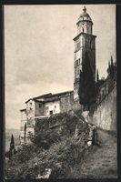 AK Morcote, Blick auf die Kirche, 1926
