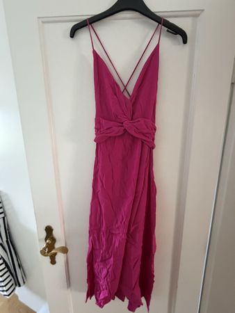 Sommerkleid Zara Pink mit Knoten vorne Grösse S