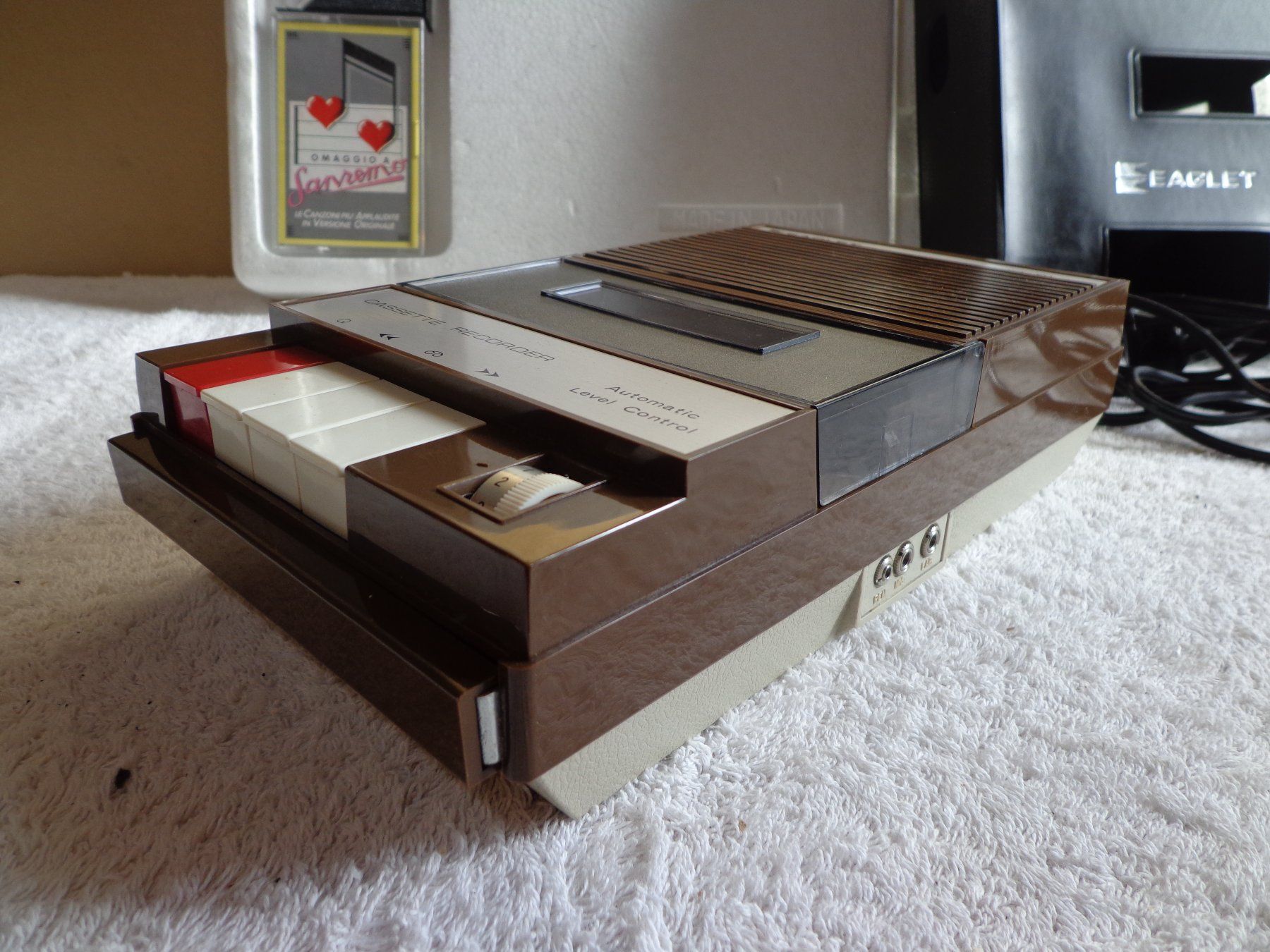 Aufnahmegeräte: Eaglet Cassette Recorder Solid State mit Zubehöre – Neu (gemäss Beschreibung) aus Ligornetto von Faffarel 3