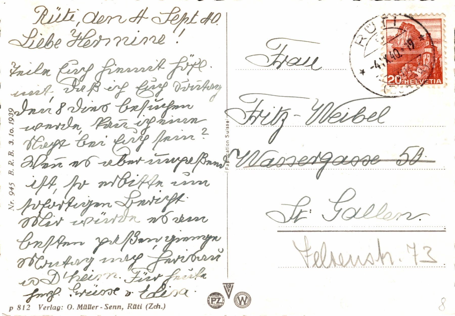 Cartes postales: Rüti ZH – D'occasion à Bronschhofen par Astore 1