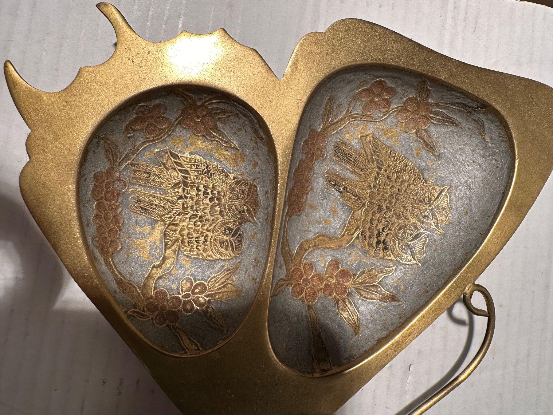 Alle Dekorationen: Papillon en étain vintage antique – Gebraucht aus Lausanne von artnouveau04 3