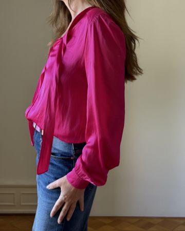 Blouse Zadig & Voltaire, modèle Taos satin, taille L