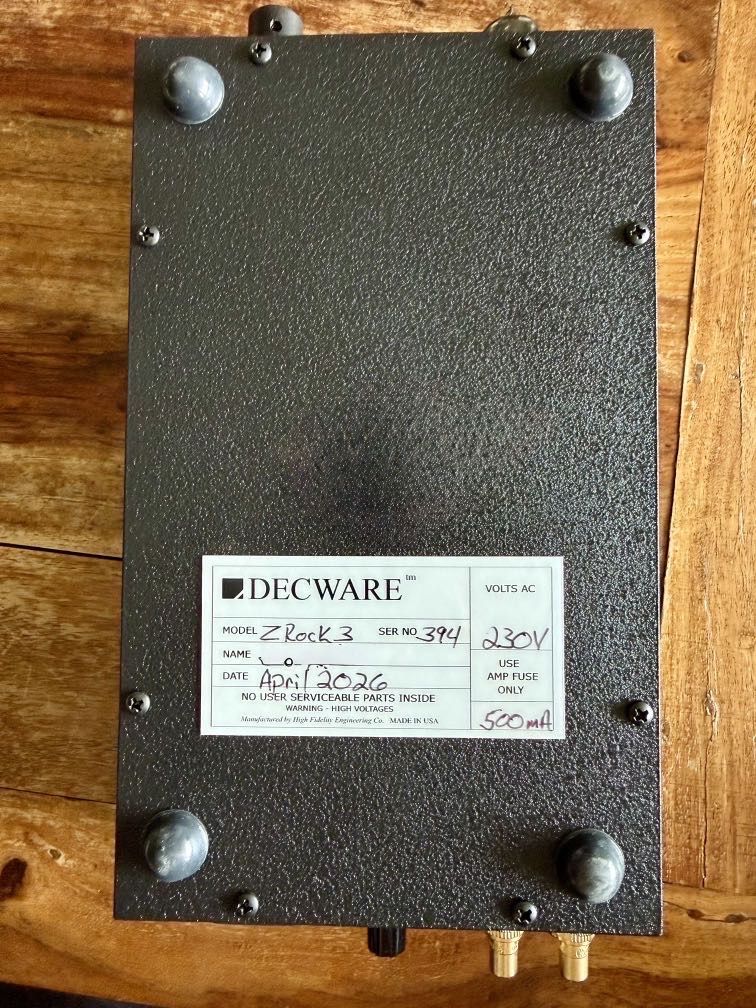 Verstärker: Decware ZROCK3 – Neu und originalverpackt aus Zürich von Poison3 3