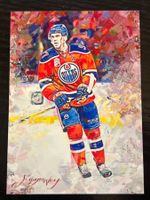 ART Karte Connor McDavid Edmonton Oilers Limitiert /50 NHL