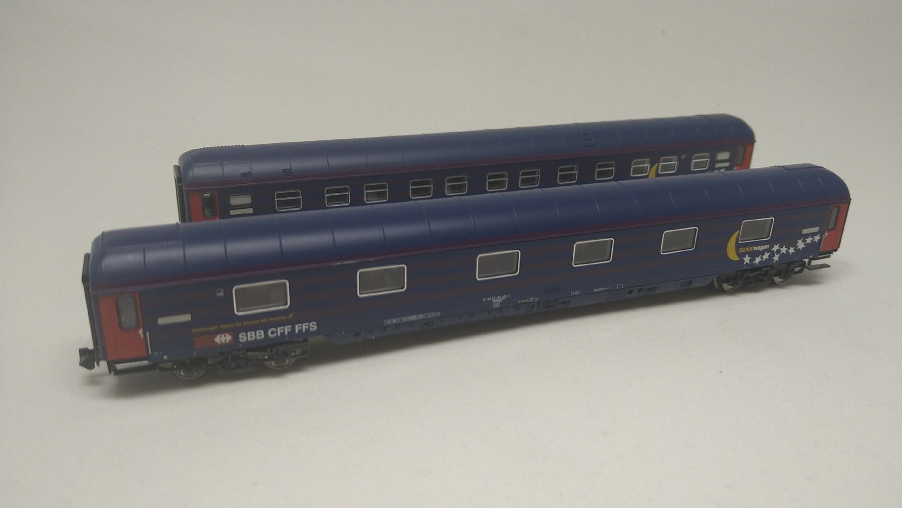 Trix Modellini di ferrovie: Schlafwagen Set Minitrix 15913 – Usato da Interlaken venduto da F.Loco