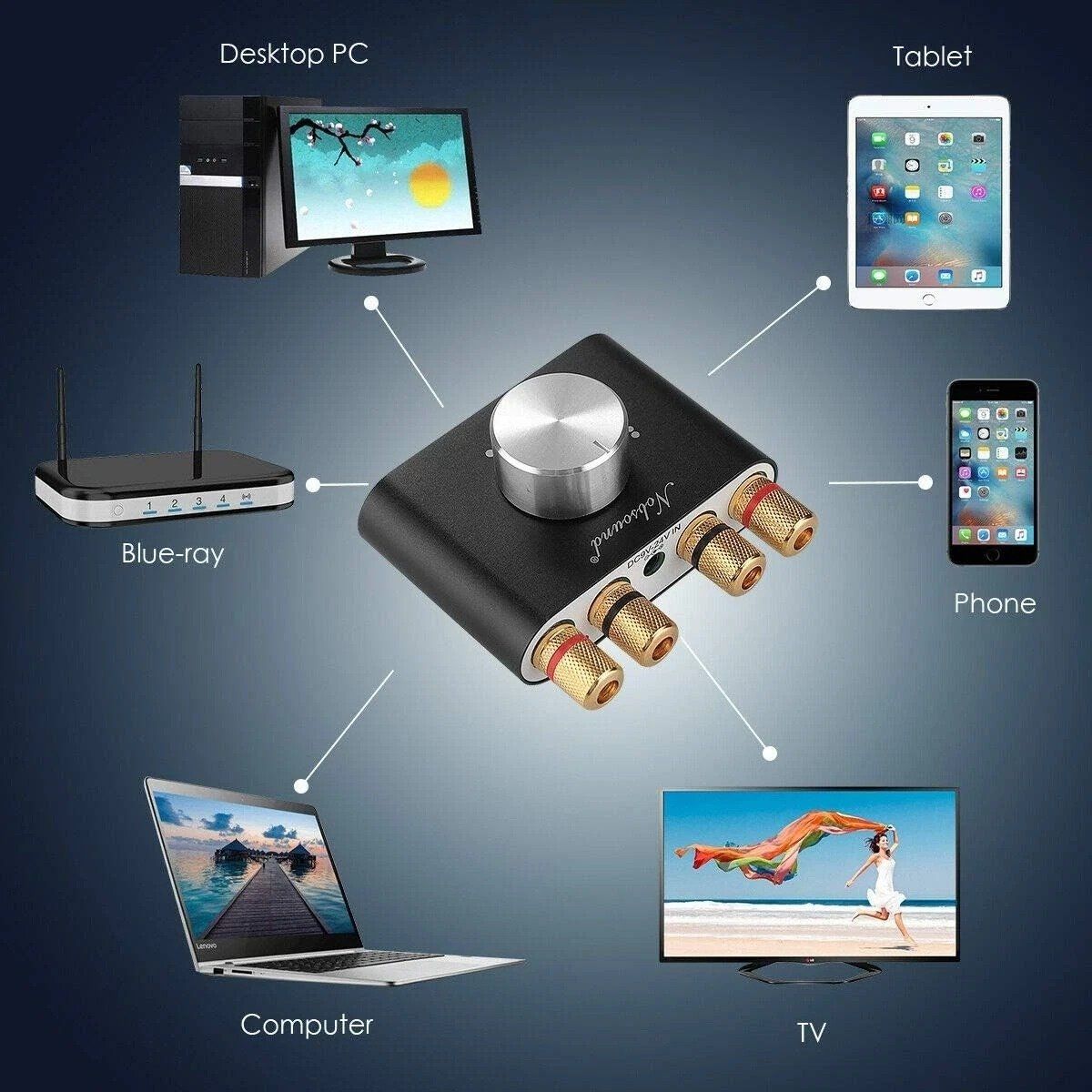 Verstärker: Stereo  Mini  Digital Power Amplifier HiFi Verstärker – Neu (gemäss Beschreibung) aus Kirchdorf AG von csnmclub 7
