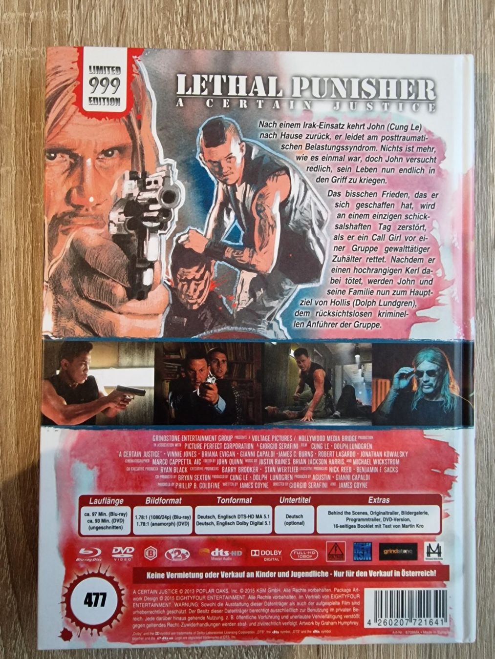 Tutti i DVDs: Lethal Punisher BD Mediabook uncut – Nuovo (secondo la descrizione) da Stein AG venduto da eMODy 1