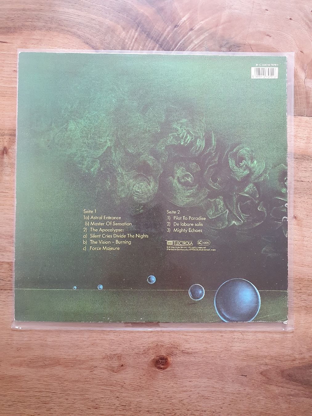 Dischi in vinile: Eloy Silent Cries and Mighty Echoes LP Electrola – Usato da Sirnach venduto da dimitri1963 1