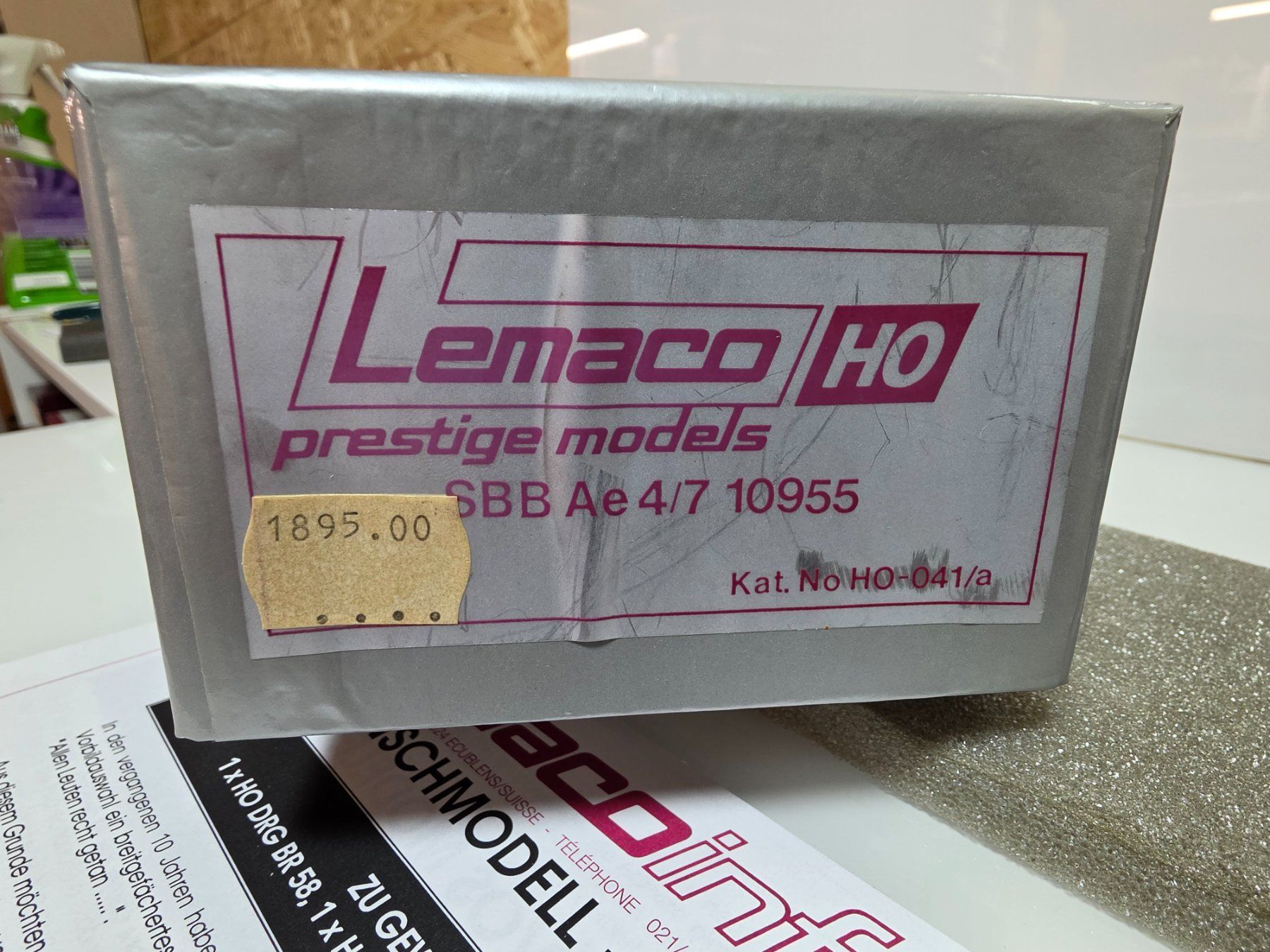 Lemaco Modelleisenbahnen: Lemaco SBB Ae4/7 10955  H0/DC – Neu (gemäss Beschreibung) aus Neuenhof von ludovicco 7