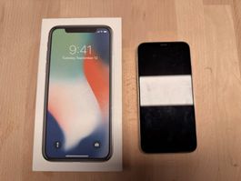 Apple iPhone X 256 GB Silber – Face ID defekt