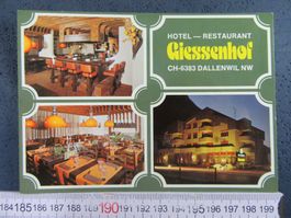 DALLENWIL NW AK HOTEL RESTAURANT GIESSENHOF HUBER-ZEMP