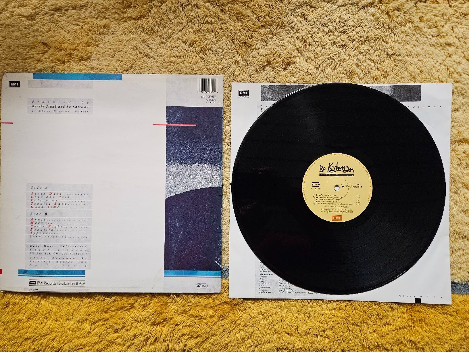 Vinyles: Bo Katzmann Schallplatte Lp - Seven Days – Neuf (Voir description) à Lyss par Alexine 1