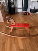 Vintage Holz Schaukelpferd der Marke Wisa Gloria