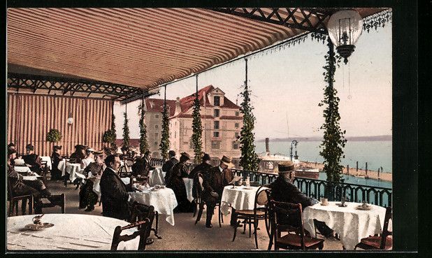 Cartes postales: AK Rorschach, Cafe Bahnhofterrasse – D'occasion à Berlin par bartko-reher