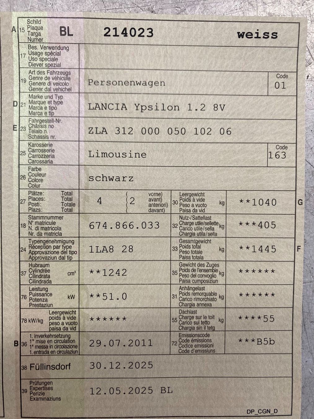 Lancia Automobili: Lancia Ypsilon 1.2 8V – Usato da Zullwil venduto da Jeep-Toledo 6