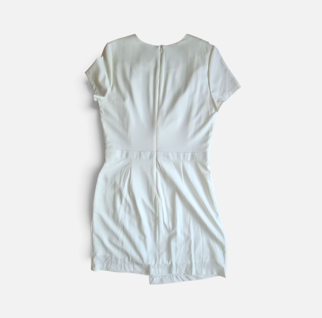 Kleider: Robe drapée blanche - Laura Clément (Taille 42) – Gebraucht aus Renens VD von del_t2kx 3