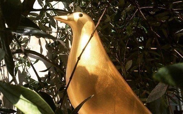 Eames bird online gold