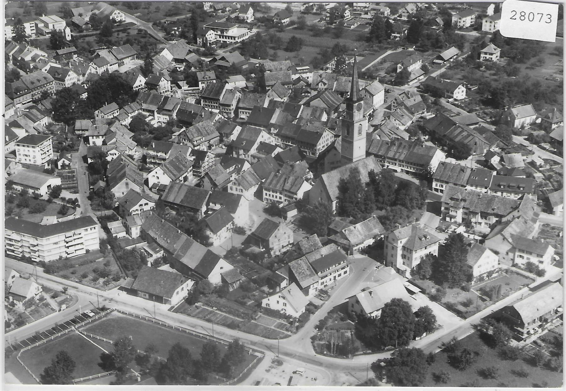Cartoline postali: Flugaufnahme Bülach ZH – Usato da Ettingen venduto da Kartenplanet