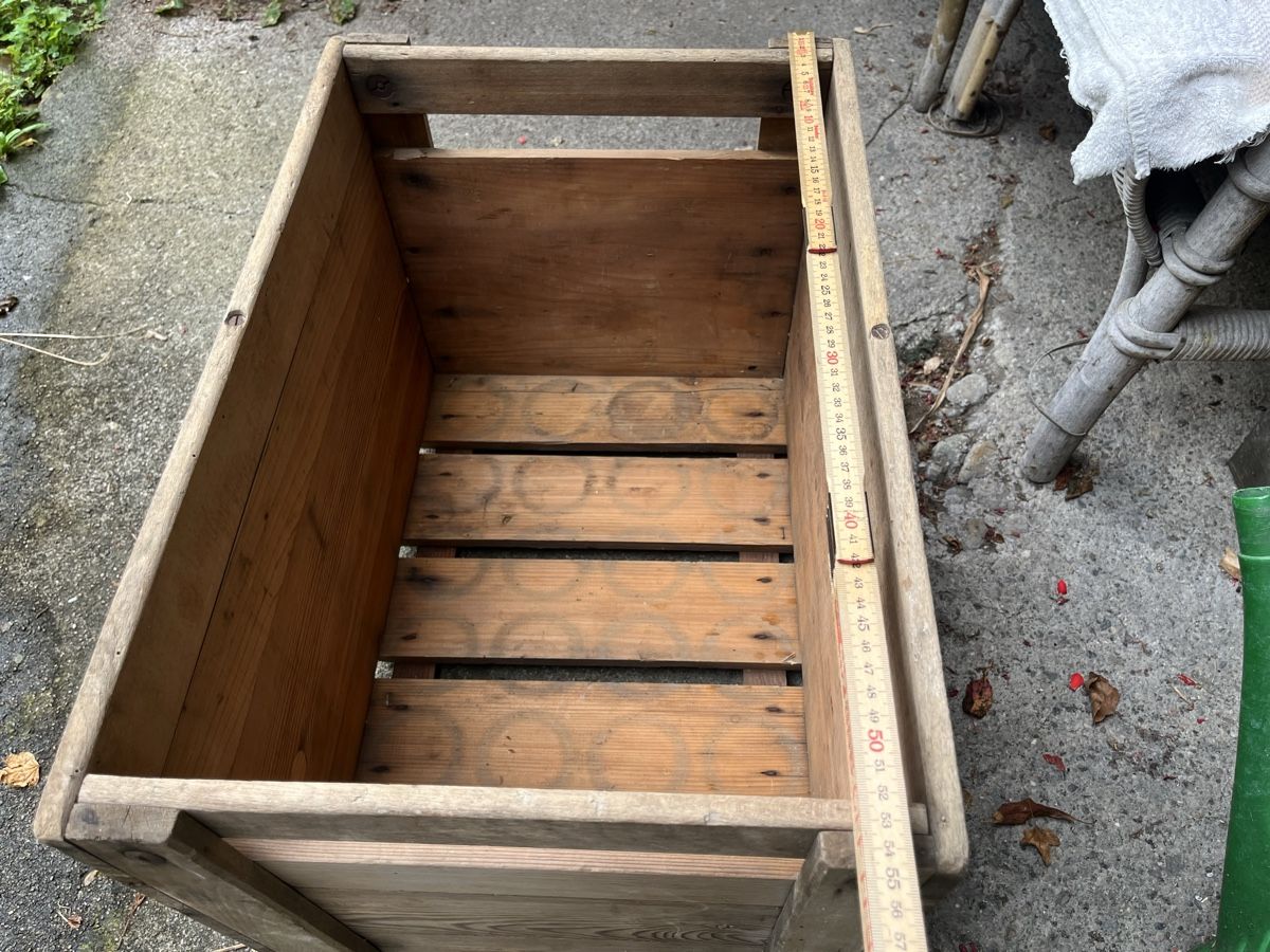 Barattoli: alte massive Haldengut Holzkiste – Usato da Wila venduto da Fritz-Wila 4