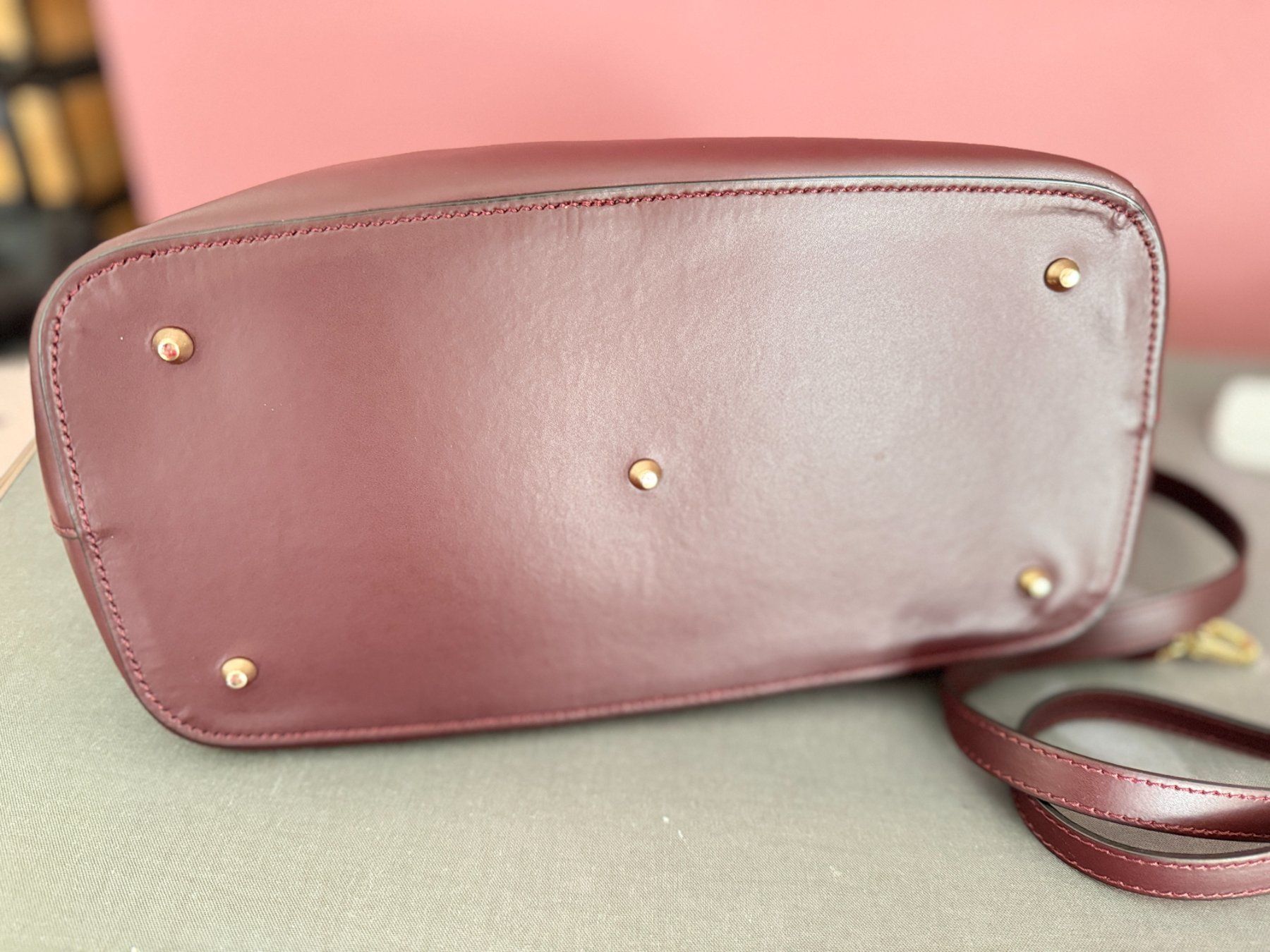 Borse: Shopper Tasche aubergine-farben – Usato da Muttenz venduto da einfach-schoen 3