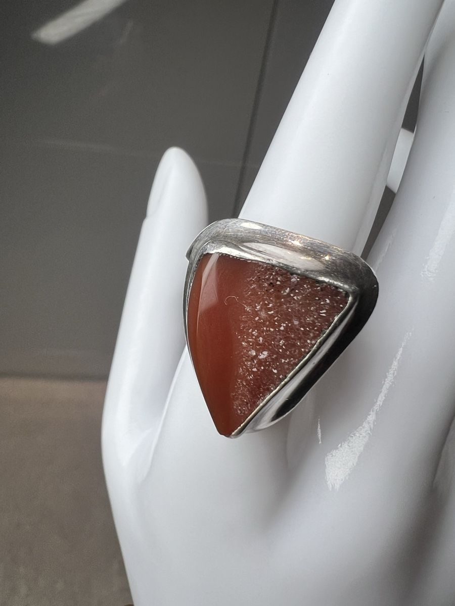 Ringe: Bague argent massif et cornaline – Neu (gemäss Beschreibung) aus Chenens von anasantos90 3