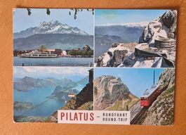 Pilatus mit steilster Zahnradbahn der Welt 1965
