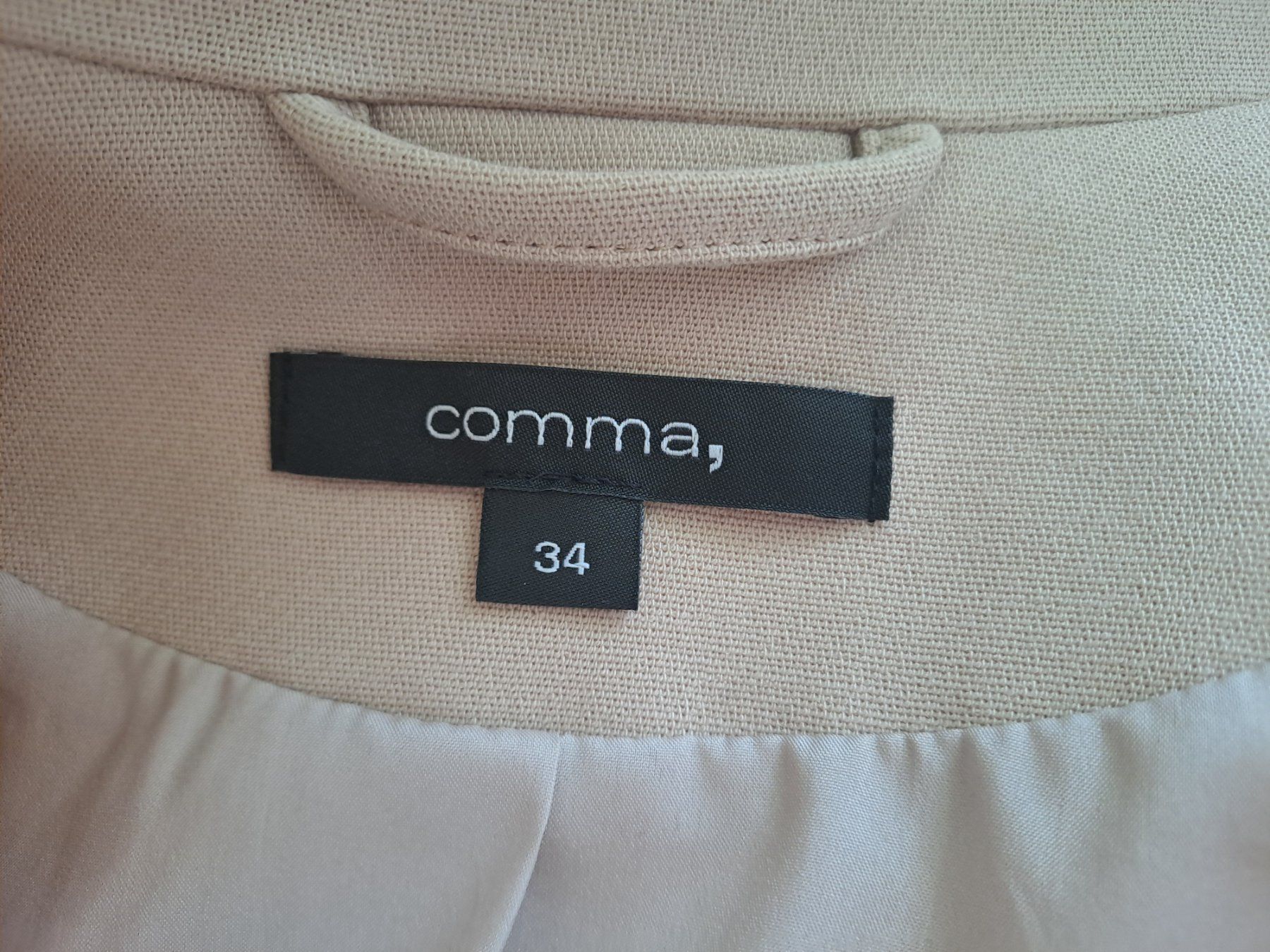 Comma Giacche: Blazer Comma beige 34 – Usato da Volketswil venduto da ronbons 5