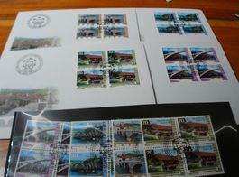 Set Pro Patria 2003, FDC Satz, Einzel + 4erbl. + Lose 4erETo