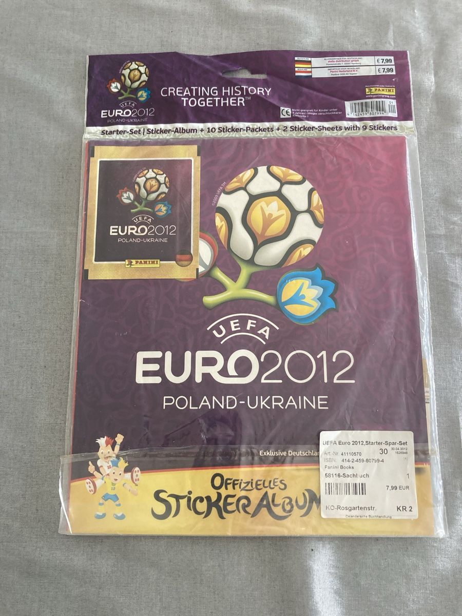 Panini Carte collezionabili: PANINI STARTER SET UEFA 2012 POL- UCR – Nuovo e nell'imballaggio originale da Märstetten venduto da Shirt74 2