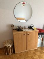 Sideboard Holz mit Spiegel rund gebraucht guter Zustand
