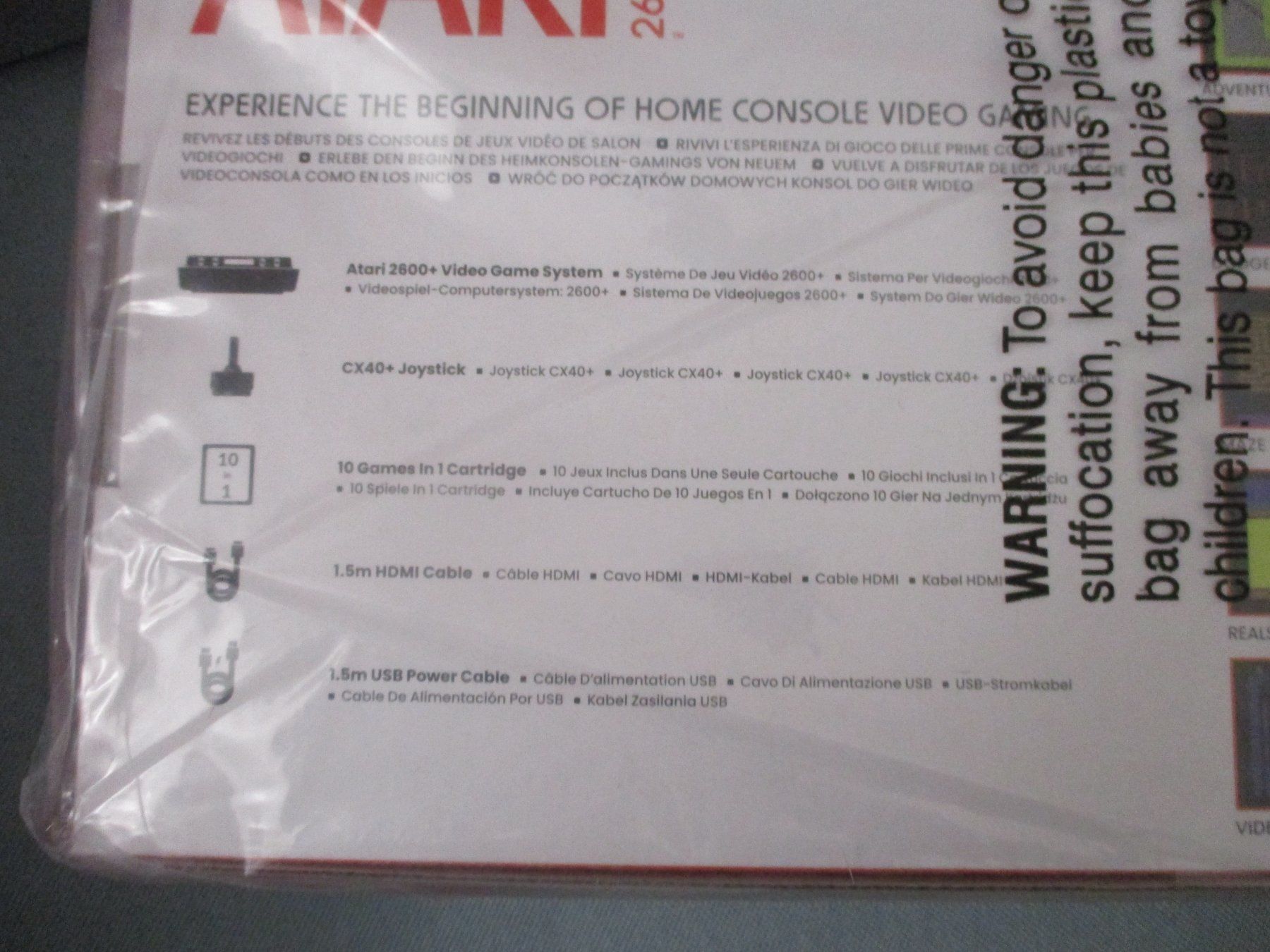 Atari Console: ATARI 2600+ plus 10 Game Cartridge – Nuovo e nell'imballaggio originale da Liestal venduto da Disc-Point 3