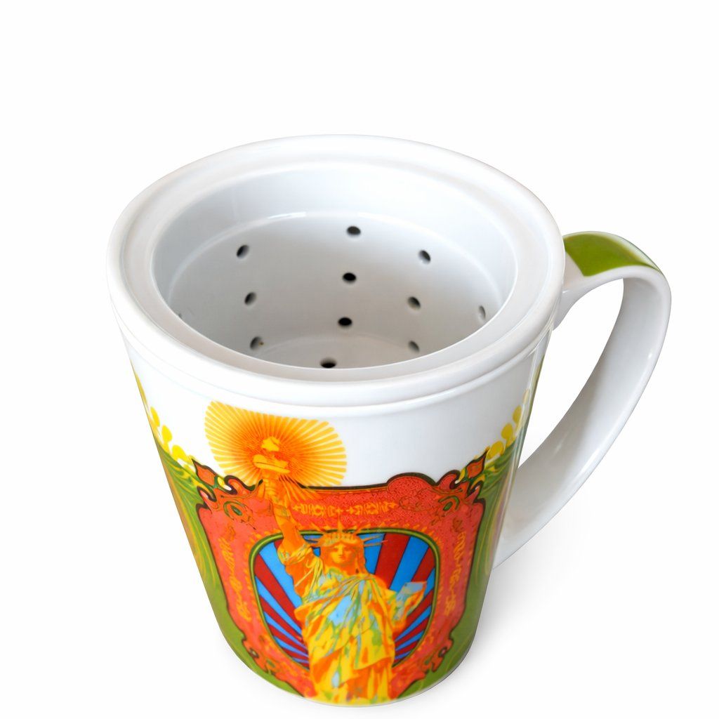 Tassen: Teetasse mit Filter Set Keramik – Neu (gemäss Beschreibung) aus Fully von VaneaSelection 3