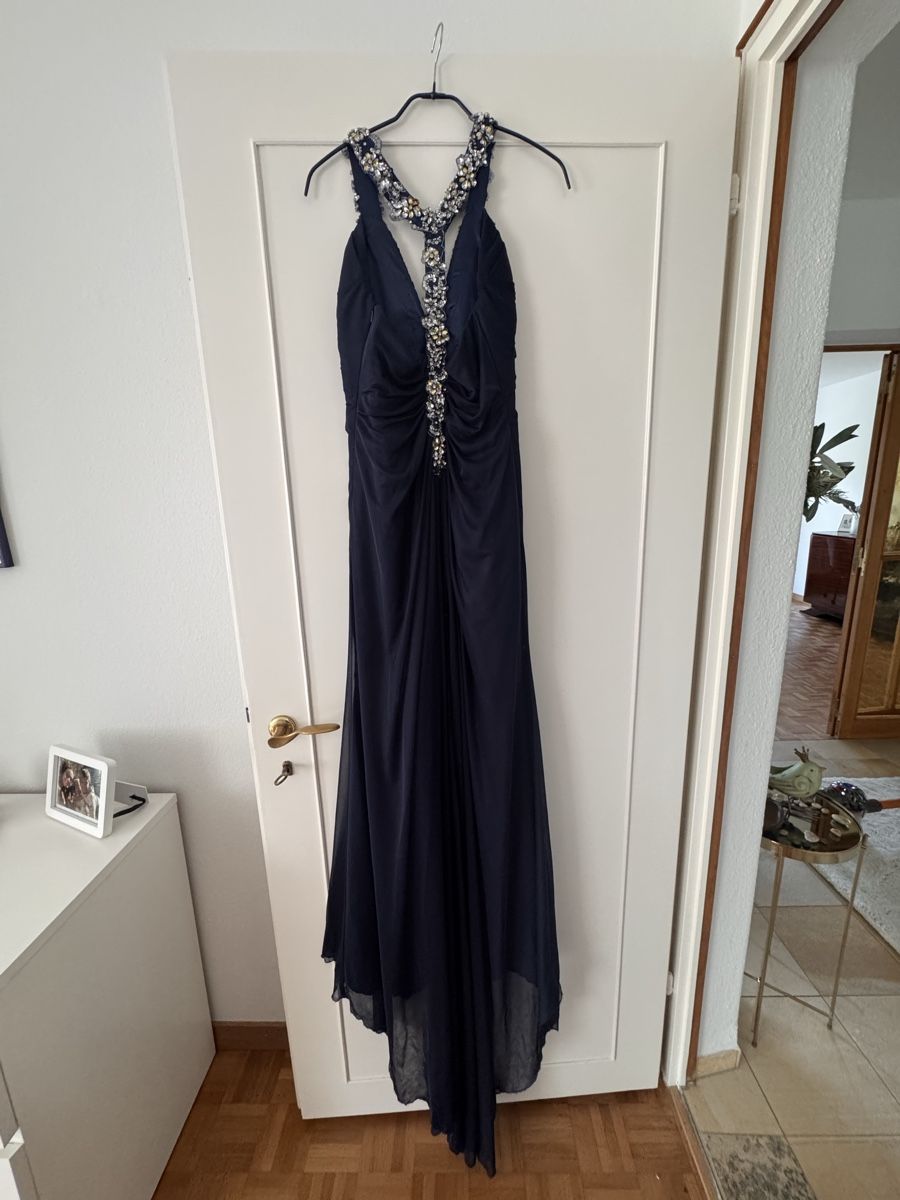 Vestiti: Abendkleid dunkelblau Grösse 36 – Usato da Kilchberg ZH venduto da Doro85 1
