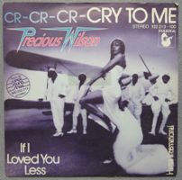 Precious Wilson - Cry to me - Single von 1980