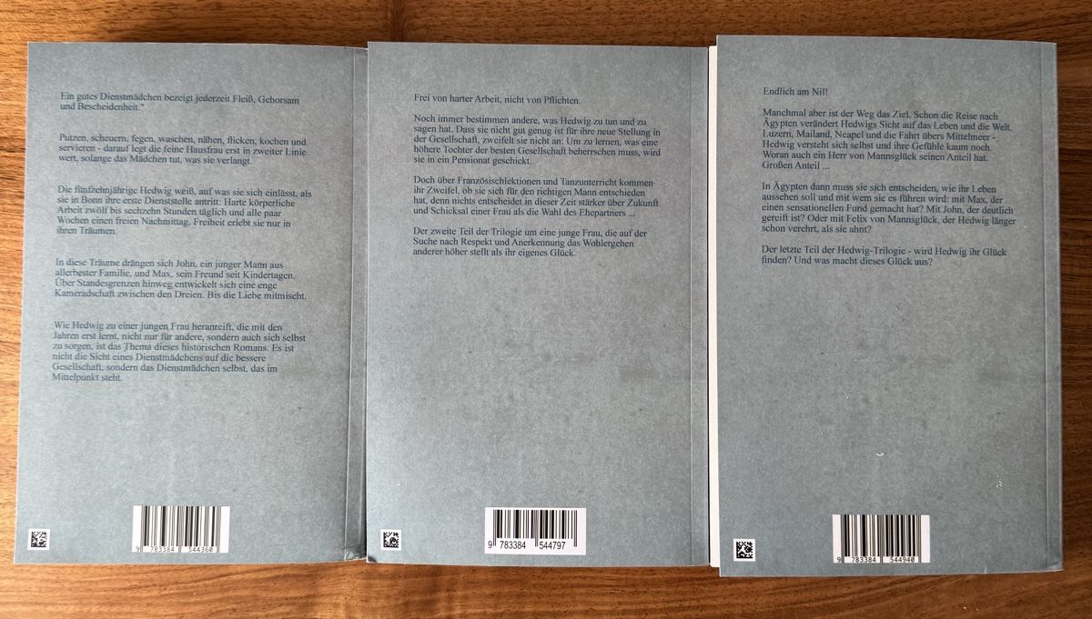 Libri: Andrea Instone - Hedwig 1882 1-3 – Nuovo (secondo la descrizione) da Wettingen venduto da elybis 1
