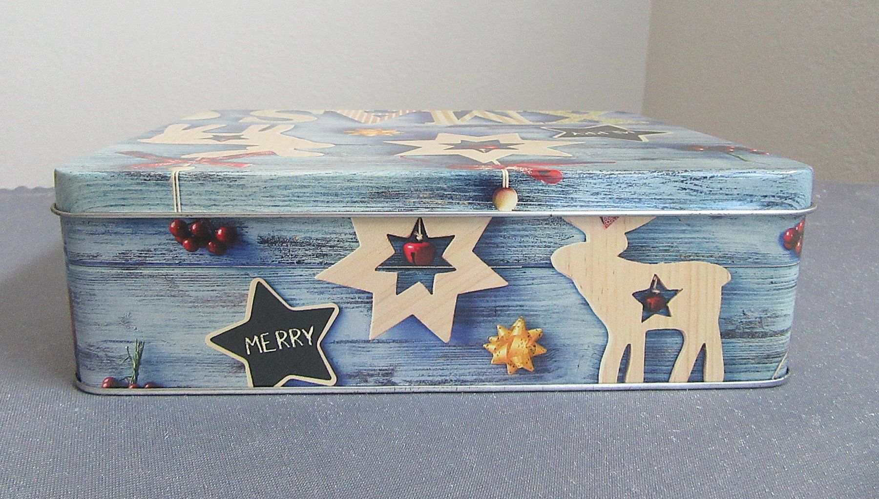 Autres décorations & accessoires: Blechdose mit Weihnachtsmotiv - Keksdose – D'occasion à Auenstein par Padabimbim 4