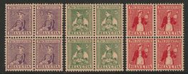 1917 : Pro Juventute Serie im VB, postfrisch ** KP 292.--