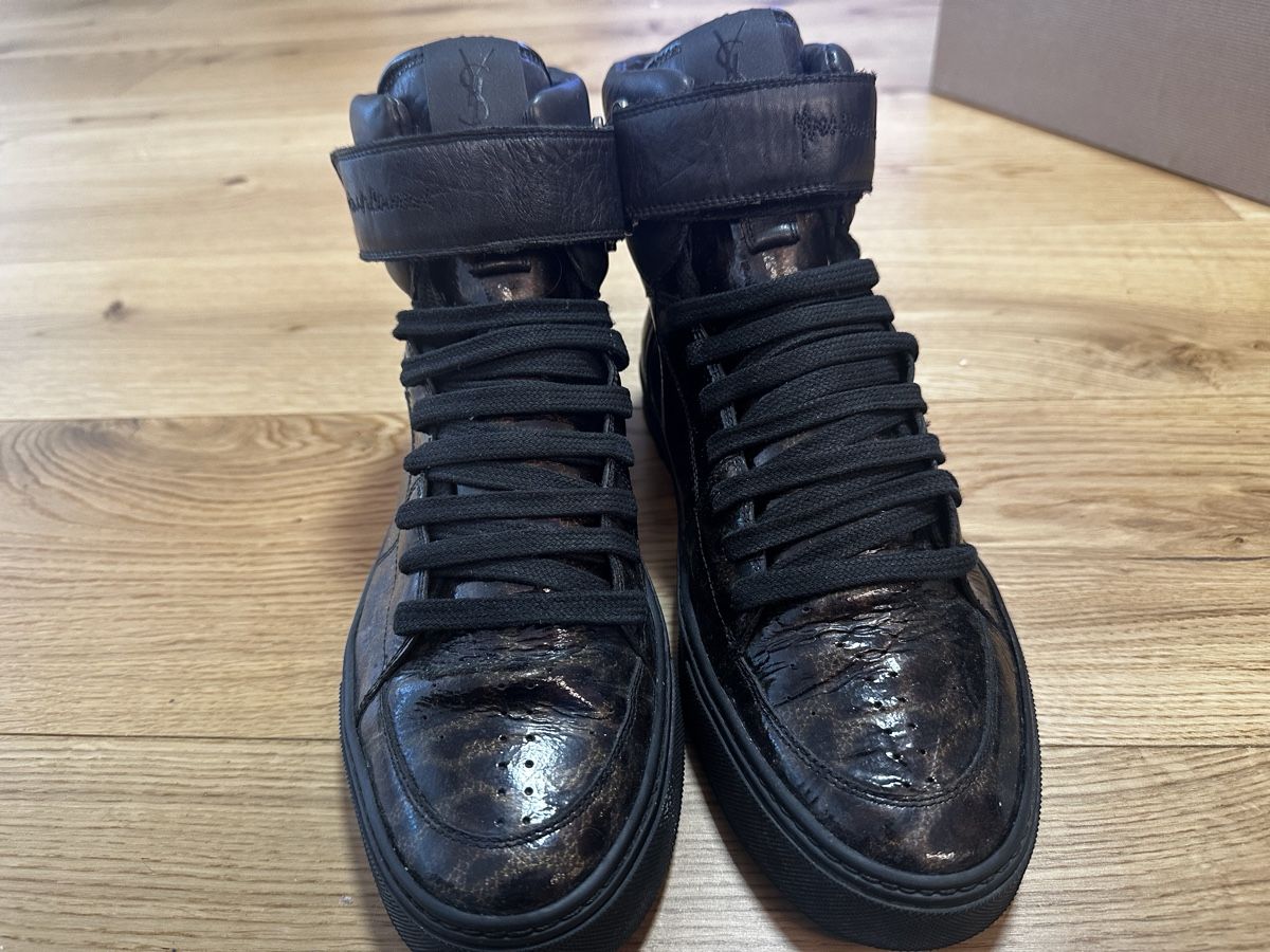 Saint Laurent Herrenschuhe: YSL Malibu High Top Sneaker Leopard 43 – Gebraucht aus Kreuzlingen von 927572 3