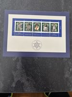 Cartolina Natale Svizzera 2005 con francobolli serie complet