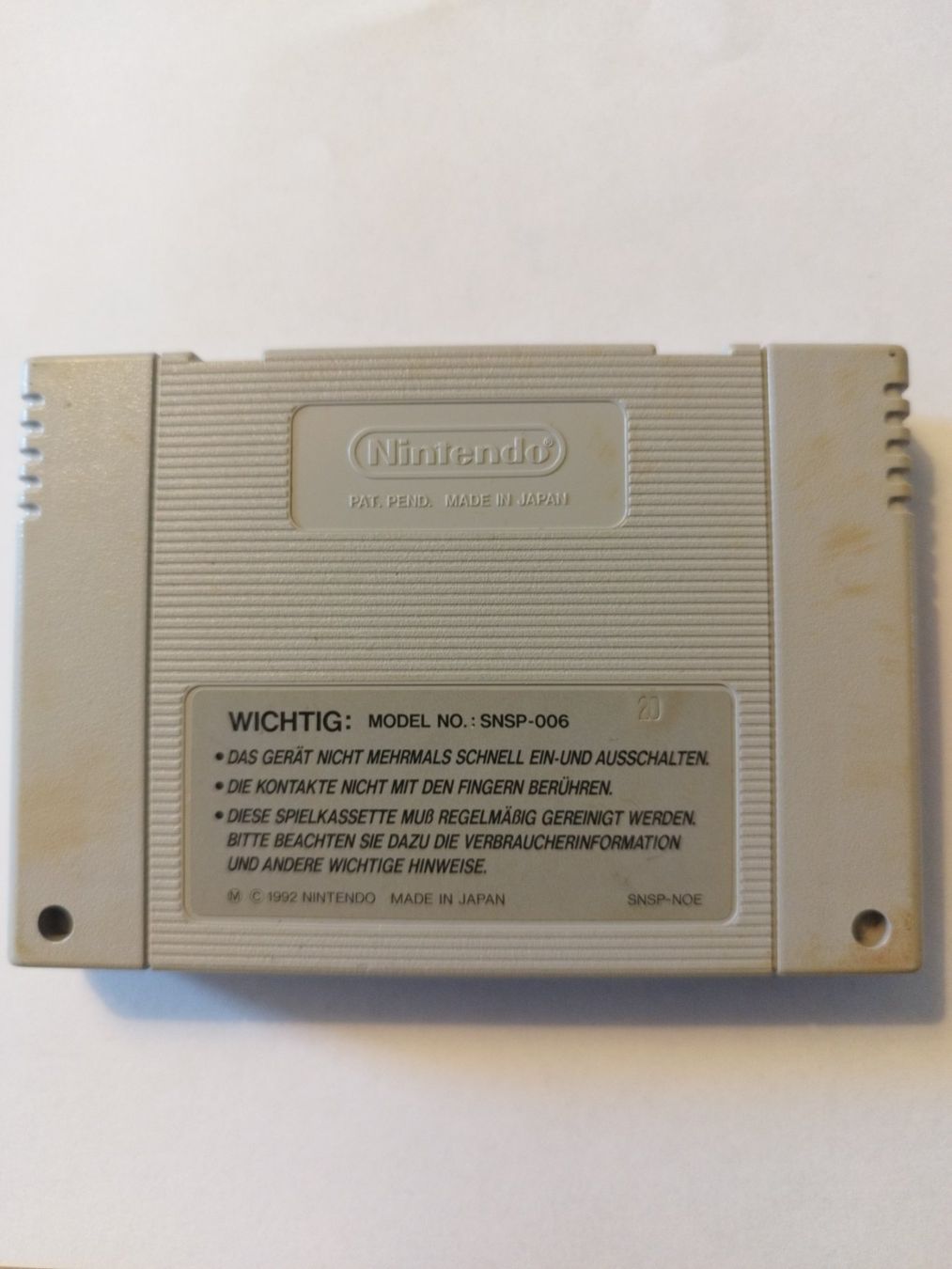 Nintendo Spiele: SNES Spiel: Lagoon PAL Version Rarität – Gebraucht aus Basel von Sichuan 1