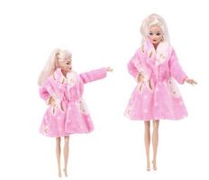 PLÜSCH MANTEL FÜR BARBIE  30075