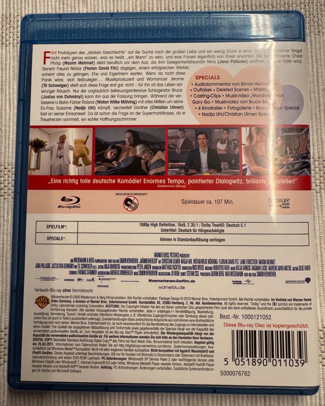 Tutti i DVDs: Männerherzen - Blu-ray – Usato da Arbon venduto da drs64 1