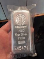 1 Kg Fine Silver Argor Heraeus Switzerland