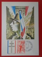 Maximumkarte MK 1971 Frankreich DE GAULLE COLOMBEY