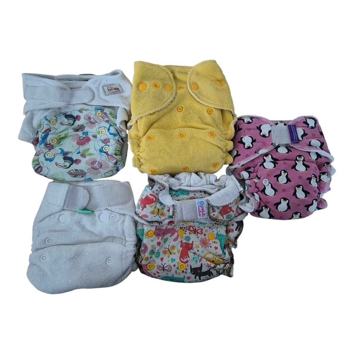 Windeleimer & Windeln: Stoffwindelset Onesize – Gebraucht aus Bilten von CorinneK87 1