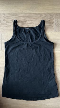 Schwarzes Umstands-Top Grösse S