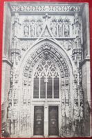 Lausanne le Portaile de la Cathédrale 1914